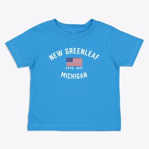 New Greenleaf Michigan Patriot Toddler T-Shirt