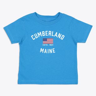 Cumberland Maine Patriot Toddler T-Shirt