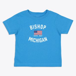 Bishop Michigan Patriot Toddler T-Shirt
