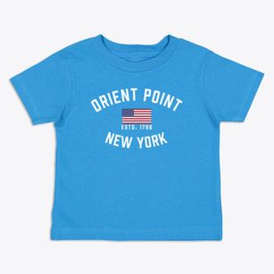 Orient Point New York Patriot Toddler T-Shirt