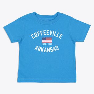Coffeeville Arkansas Patriot Toddler T-Shirt