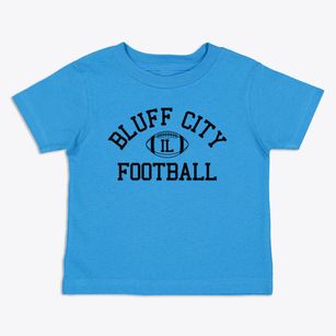 Bluff City Illinois Football Toddler T-Shirt