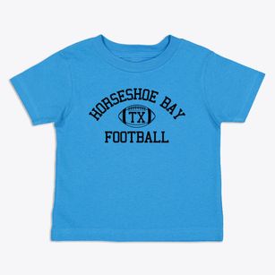 Horseshoe Bay Texas Football Toddler T-Shirt