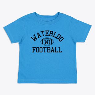 Waterloo Wisconsin Football Toddler T-Shirt