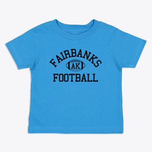 Fairbanks Alaska Football Toddler T-Shirt