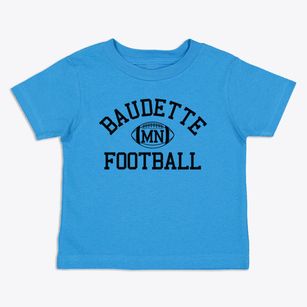 Baudette Minnesota Football Toddler T-Shirt