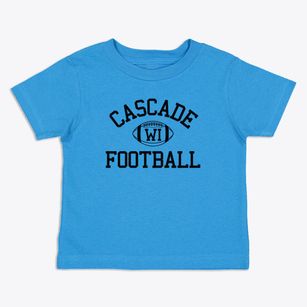 Cascade Wisconsin Football Toddler T-Shirt