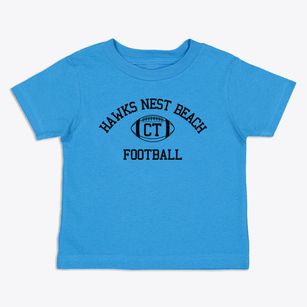 Hawks Nest Beach Connecticut Football Toddler T-Shirt