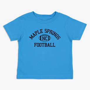 Maple Springs North Carolina Football Toddler T-Shirt