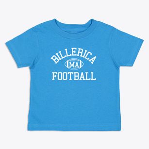 Billerica Massachusetts Football Toddler T-Shirt