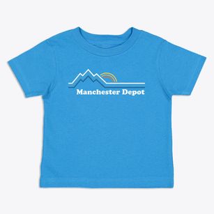 Manchester Depot Vermont Mountain View Toddler T-Shirt