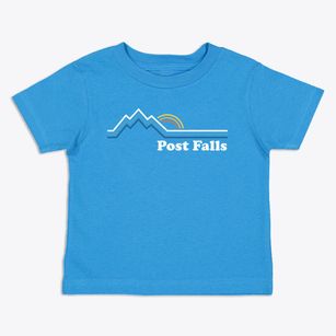 Post Falls Idaho Mountain View Toddler T-Shirt