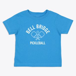 Bell Bridge Tennessee Pickleball Toddler T-Shirt