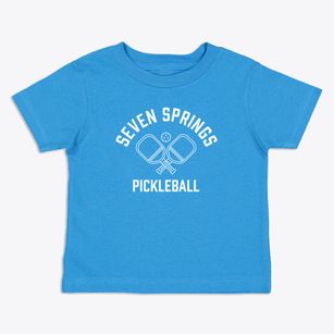 Seven Springs New Mexico Pickleball Toddler T-Shirt