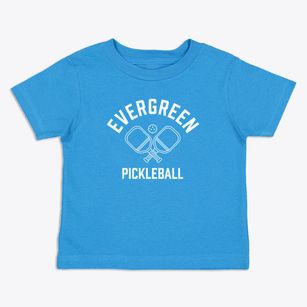 Evergreen Wisconsin Pickleball Toddler T-Shirt