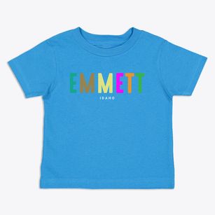 Emmett Idaho Color Pop Toddler T-Shirt