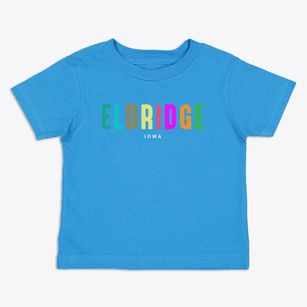 Eldridge Iowa Color Pop Toddler T-Shirt