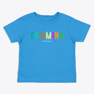 Cumming Georgia Color Pop Toddler T-Shirt