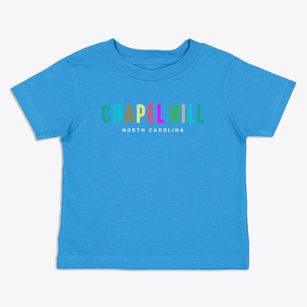 Chapel Hill North Carolina Color Pop Toddler T-Shirt