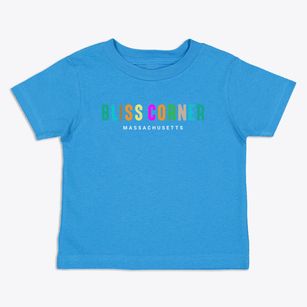 Bliss Corner Massachusetts Color Pop Toddler T-Shirt