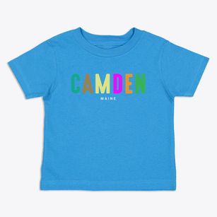 Camden Maine Color Pop Toddler T-Shirt
