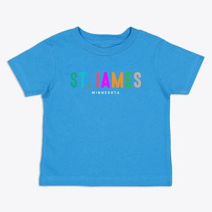 St. James Minnesota Color Pop Toddler T-Shirt