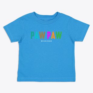 Paw Paw Michigan Color Pop Toddler T-Shirt