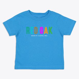 Red Oak North Carolina Color Pop Toddler T-Shirt