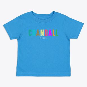 Crandall Texas Color Pop Toddler T-Shirt