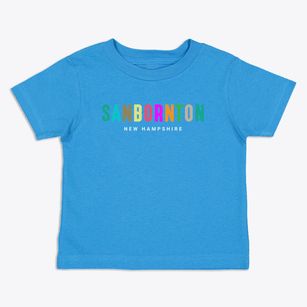 Sanbornton New Hampshire Color Pop Toddler T-Shirt
