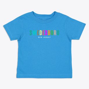 Swedesboro New Jersey Color Pop Toddler T-Shirt