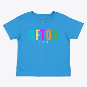 Afton Wyoming Color Pop Toddler T-Shirt