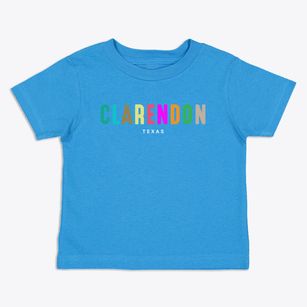 Clarendon Texas Color Pop Toddler T-Shirt