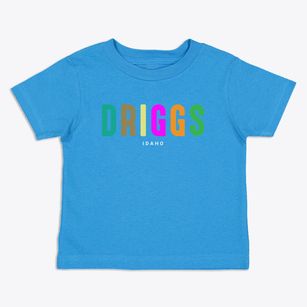 Driggs Idaho Color Pop Toddler T-Shirt