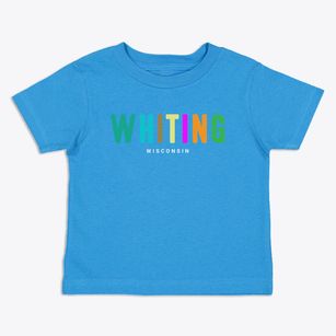 Whiting Wisconsin Color Pop Toddler T-Shirt