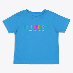 East Spencer North Carolina Color Pop Toddler T-Shirt