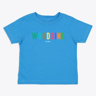 Woodbine Iowa Color Pop Toddler T-Shirt