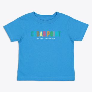 Cedar Point North Carolina Color Pop Toddler T-Shirt