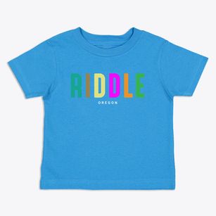 Riddle Oregon Color Pop Toddler T-Shirt