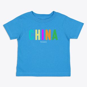 China Texas Color Pop Toddler T-Shirt
