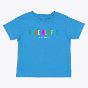 Pine Bluffs Wyoming Color Pop Toddler T-Shirt