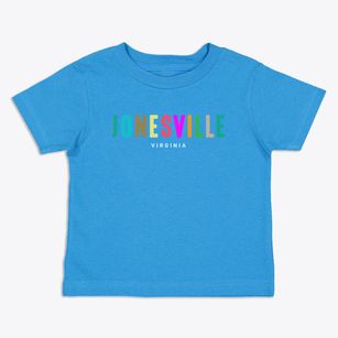 Jonesville Virginia Color Pop Toddler T-Shirt
