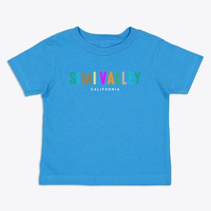 Simi Valley California Color Pop Toddler T-Shirt