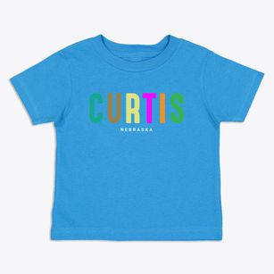 Curtis Nebraska Color Pop Toddler T-Shirt
