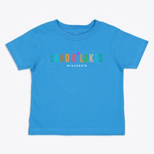 Land O'lakes Wisconsin Color Pop Toddler T-Shirt