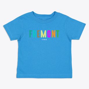 Fremont Iowa Color Pop Toddler T-Shirt