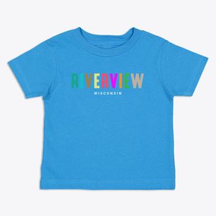 Riverview Wisconsin Color Pop Toddler T-Shirt