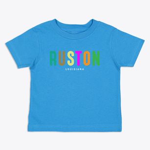 Ruston Louisiana Color Pop Toddler T-Shirt