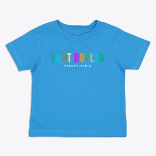 East Butler Pennsylvania Color Pop Toddler T-Shirt