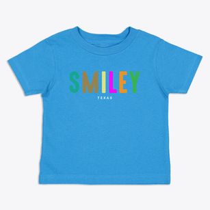Smiley Texas Color Pop Toddler T-Shirt